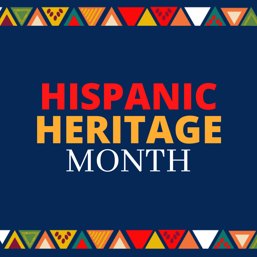 Blue Red Orange Hispanic Heritage Month Instagram Post