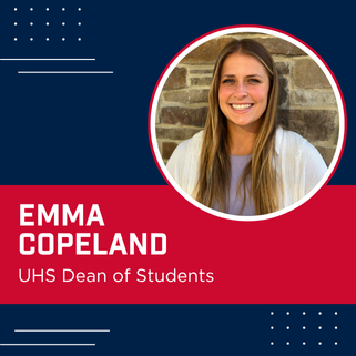 Hiring Announcement Emma Copeland UHS Dean of Students 2025 26